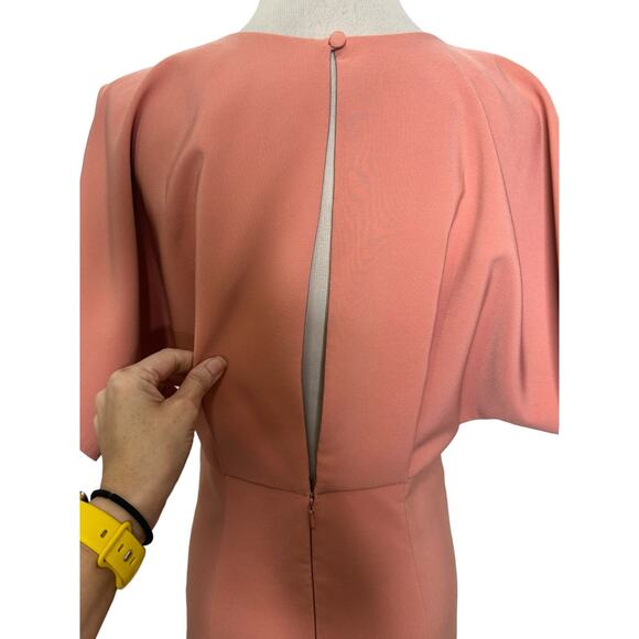 Asos melon short sleeves front pleated midi dress size 6 - Picture 11 of 16